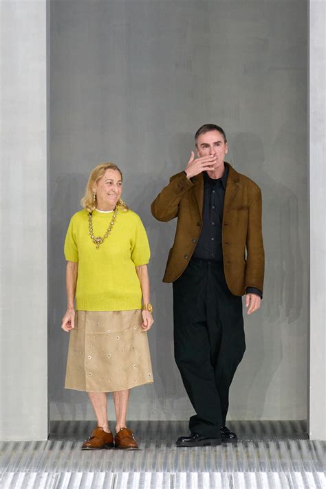 miuccia prada da gospia|miuccia prada and raf simons.